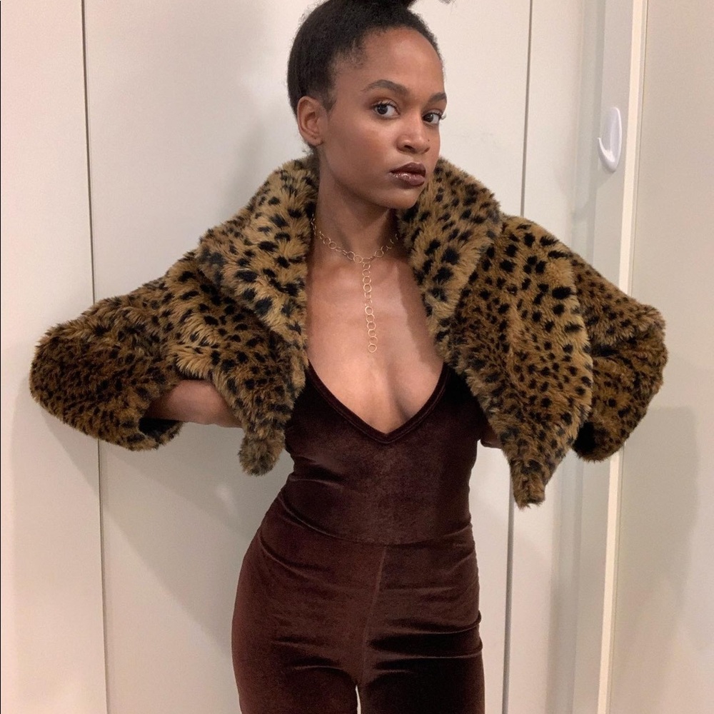 Velvet Leopard Outfit